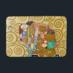 Tapis De Bain Gustav Klimt Exécution Nouveau Couple<br><div class="desc">Gustav Klimt, Fulfillment 1910-1911 Couple Art Nouveau avec la signature de Klimt design tourbillonnant et belle peinture or.</div>