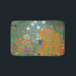 Tapis De Bain Gustav Klimt Fleur Jardin Cottage Nature<br><div class="desc">Un beau tableau de jardin - c'est un tableau classique de Gustav Klimt,  appelé Cottage Garden,  ou Bauergarten,  1907,  qui est un gros plan d'un jardin fleuri,  un tableau floral coloré.</div>