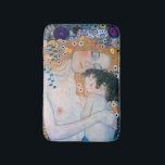 Tapis De Bain Gustav Klimt - Mère et Enfant<br><div class="desc">Mère et Enfant (détail de trois ans de femme) - Gustav Klimt,  Huile sur toile,  1905</div>