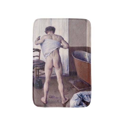 Tapis De Bain Gustave Caillebotte - Homme à son bain (Devant (Vertical))