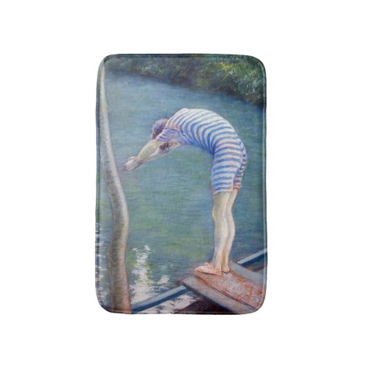 Tapis De Bain Gustave Caillebotte - Le Bather / Le Plongeur (Devant (Vertical))
