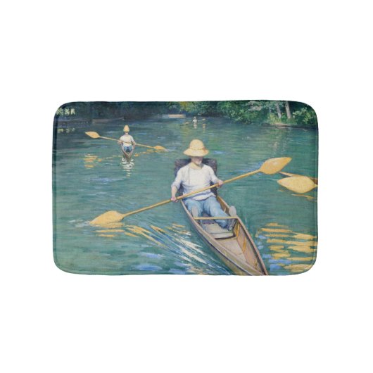 Tapis De Bain Gustave Caillebotte - Skiffs on the Yerres (Devant)
