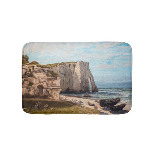 Tapis De Bain Gustave Courbet - Falaises à Etretat après la temp (Devant)