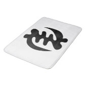 Tapis De Bain Gye Nyame | God is Supreme Adinkra (Angle)