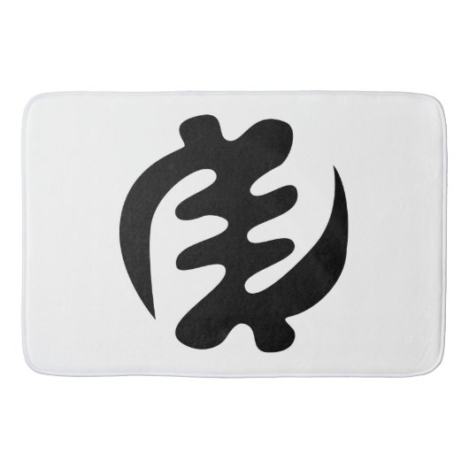 Tapis De Bain Gye Nyame | God is Supreme Adinkra (Devant)
