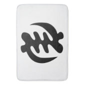 Tapis De Bain Gye Nyame | God is Supreme Adinkra (devant Vertical)