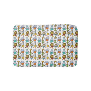 Tapis De Bain Gymnase Jungle Exercice Animaux