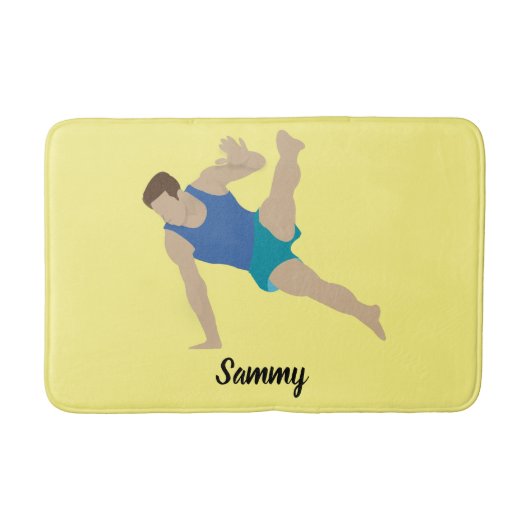 Tapis De Bain Gymnaste masculin (Devant)