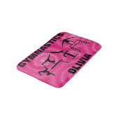 Tapis De Bain Gymnastique Étincelle Rose (Angle)