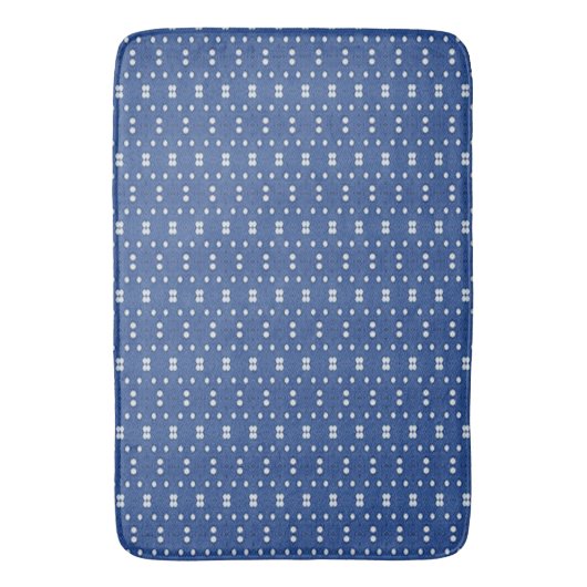 Tapis De Bain Hachette de croix bleu clair (devant Vertical)