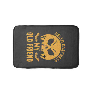 Tapis De Bain Halloween Bonjour Obscurité Cimetière Lune