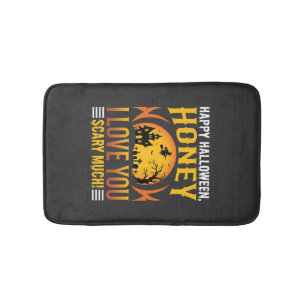 Tapis De Bain Halloween Chéri Je T'aime Tellement Terriblement