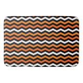 Tapis De Bain Halloween Chevron Stripe Bath Mat (Devant)
