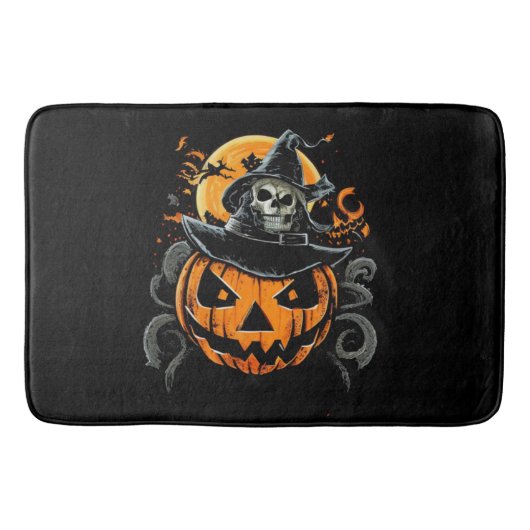 Tapis De Bain Halloween/citrouille/automne/automne (Devant)