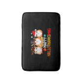 Tapis De Bain Halloween Cochon de Guinée Thankesgiving Noël (Devant (Vertical))