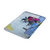TAPIS DE BAIN HALLOWEEN CRASHED WITCH (Angle)