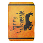 Tapis De Bain Halloween Dachshund Trick ou traitement (devant Vertical)
