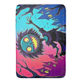Tapis De Bain Halloween de nuit éffrayante conception créatrice (devant Vertical)