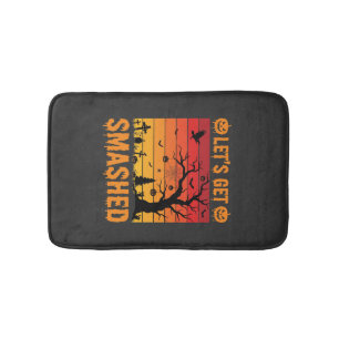 Tapis De Bain Halloween Déchaînons-nous Cimetière Hanté