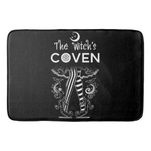 Tapis De Bain Halloween des jambes de sorcière coven de la sorci
