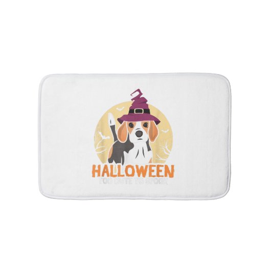 Tapis De Bain Halloween du chien (Devant)