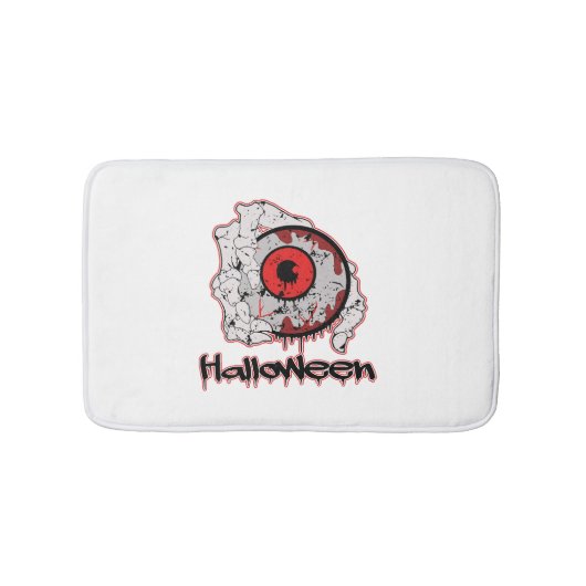 Tapis De Bain Halloween - Effrayant (Devant)