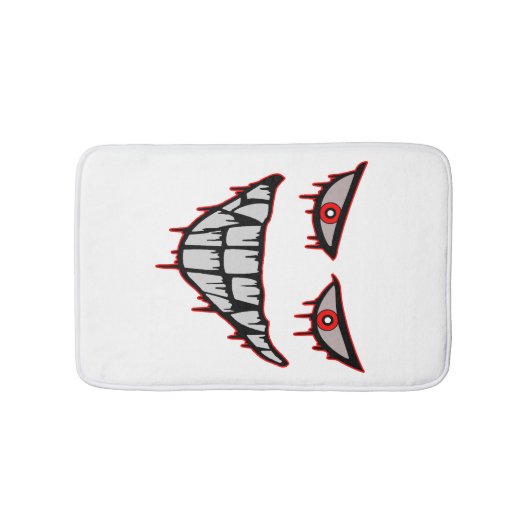 Tapis De Bain Halloween - Effrayant (Devant)