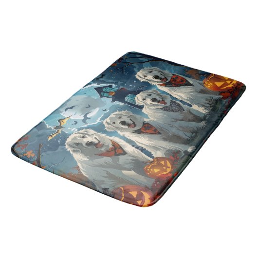 Tapis De Bain Halloween Éffrayant (Angle)