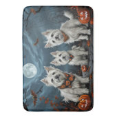 Tapis De Bain Halloween Éffrayant West Highland (devant Vertical)