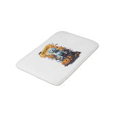 TAPIS DE BAIN HALLOWEEN ET CHIEN (Angle)
