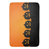 Tapis De Bain Halloween Jack-O-Lanterns (devant Vertical)