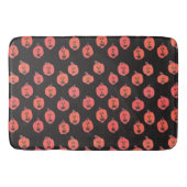 Tapis De Bain Halloween Jack O-Lanterns Orange et Noir (Devant)