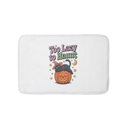 Tapis De Bain Halloween Lazy Ghost (Devant)