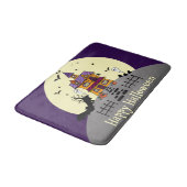 Tapis De Bain Halloween Maison hantée Noir chauve Pleine lune Fa (Angle)