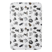 Tapis De Bain Halloween mignonne et éffrayante (devant Vertical)