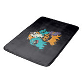 Tapis De Bain Halloween/Monster/octobre/automne (Angle)