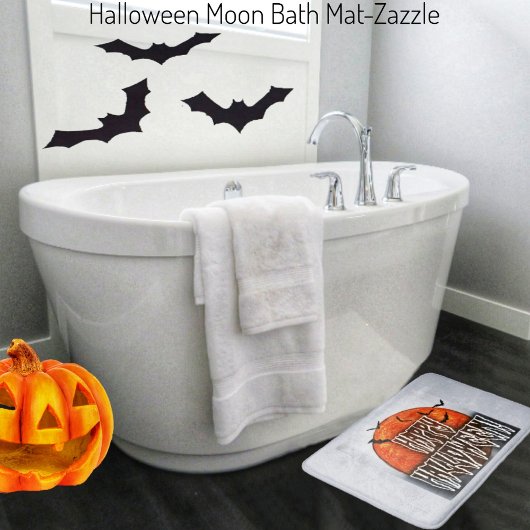 Tapis De Bain Halloween Moon-PG