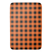 Tapis De Bain Halloween Plaid Bath Mat (devant Vertical)