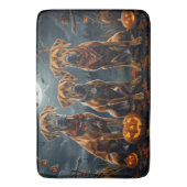 Tapis De Bain Halloween Rhodesian Ridgeback Éffrayant (devant Vertical)
