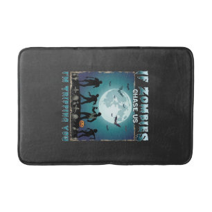 Tapis De Bain Halloween si les zombies nous poursuivent_1