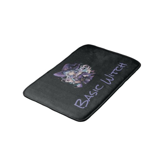Tapis De Bain Halloween/Sorcière/violet (Angle)