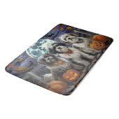 Tapis De Bain Halloween Tibétain Terrier Éffrayant (Angle)