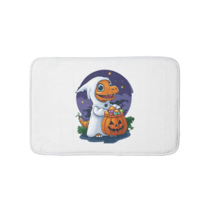 Tapis De Bain Halloween Trick-or-Treat Dino