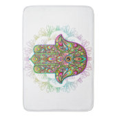 Tapis De Bain Hamsa Fatma Main Psychedelic Art (devant Vertical)