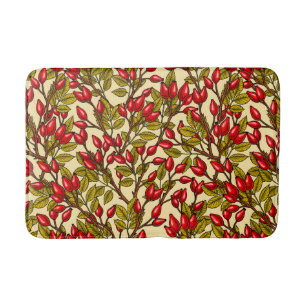 Tapis De Bain hanches roses, rouge, vert, jaune