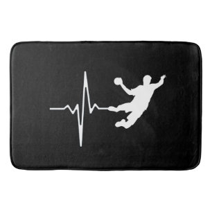 Tapis De Bain Handball - Battement de coeur de joueur de handbal