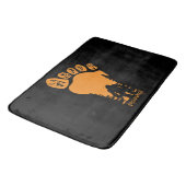 Tapis De Bain Happy Big Foot Halloween (Angle)