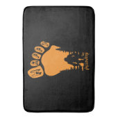 Tapis De Bain Happy Big Foot Halloween (devant Vertical)