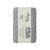 Tapis De Bain Happy Campers RV personnalisé (Devant (Vertical))