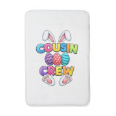 Tapis De Bain Happy Easter Cousin Crew Bunny Family Matching Eas (Devant (Vertical))